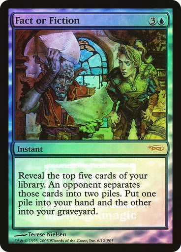 FOIL Fact or Fiction ~ Friday Night Magic Promos [ PLAYED ] [ Magic MTG ]