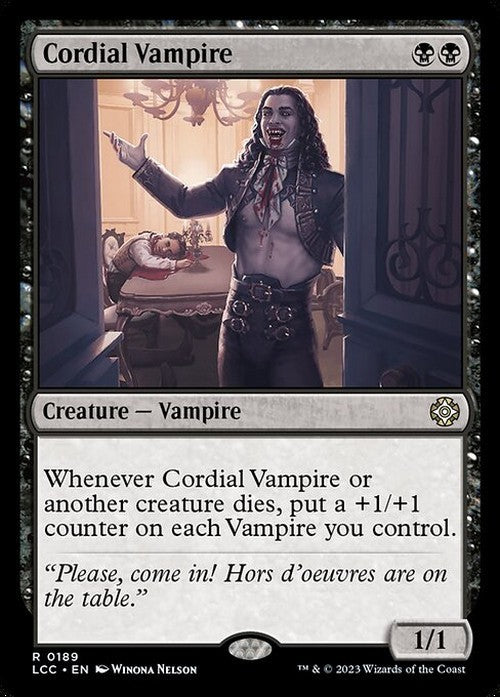 Cordial Vampire ~ Commander: The Lost Caverns of Ixalan [ NM ] [ Magic MTG ]