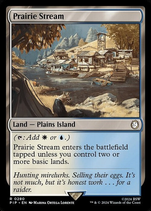 Prairie Stream ~ Commander: Fallout [ NM ] [ Magic MTG ]