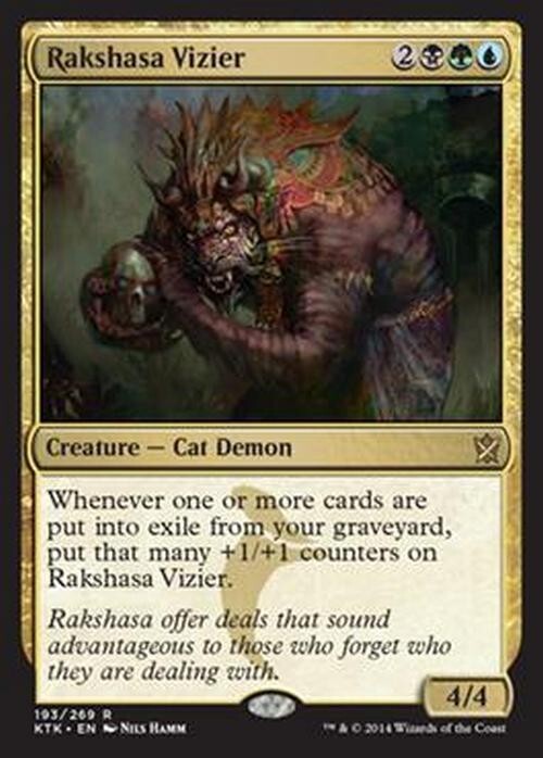 Rakshasa Vizier ~ Khans of Tarkir [ EX ] [ Magic MTG ]