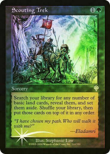 FOIL Scouting Trek ~ Invasion [ EX ] [ Magic MTG ]