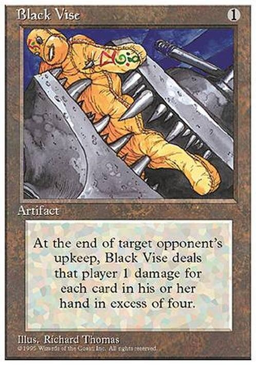 Black Vise ~ Fourth Edition [ EX ] [ Magic MTG ]