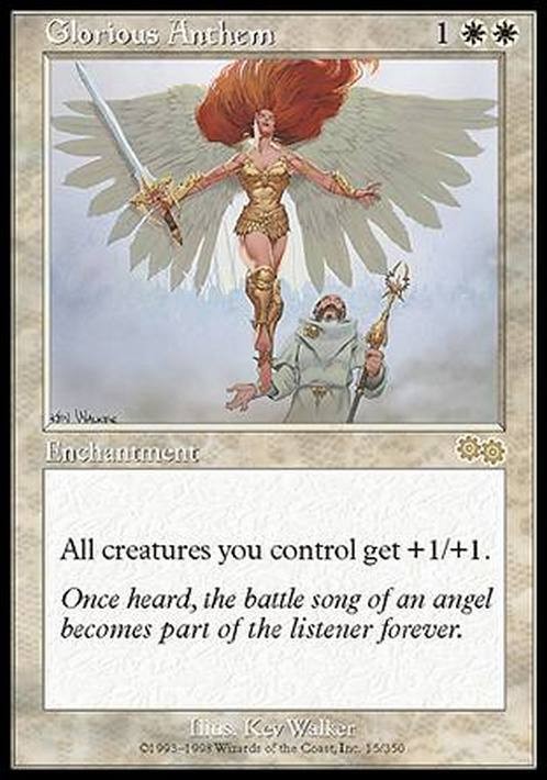 Glorious Anthem ~ Urza's Saga [ EX ] [ Magic MTG ]