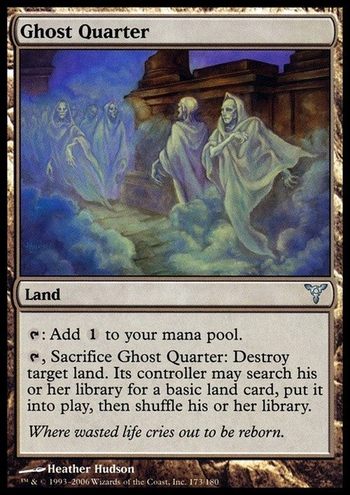 Ghost Quarter ~ Dissension [ EX ] [ Magic MTG ]