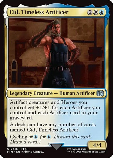 Cid, Timeless Artificer #416 ~ Final Fantasy [ NM ] [ Magic MTG ]