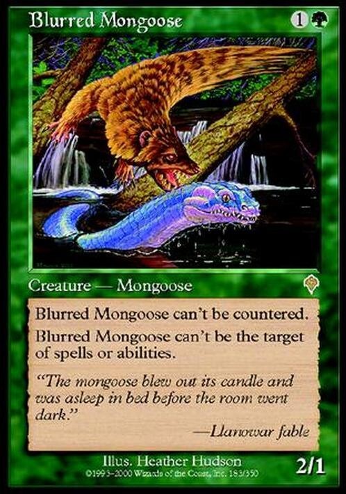 Blurred Mongoose ~ Invasion [ PLAYED ] [ Magic MTG ]