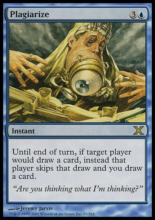 Plagiarize ~ Tenth Edition [ EX ] [ Magic MTG ]