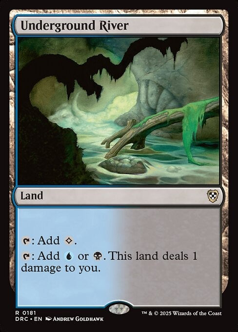 Underground River ~ Commander: Aetherdrift [ NM ] [ Magic MTG ]