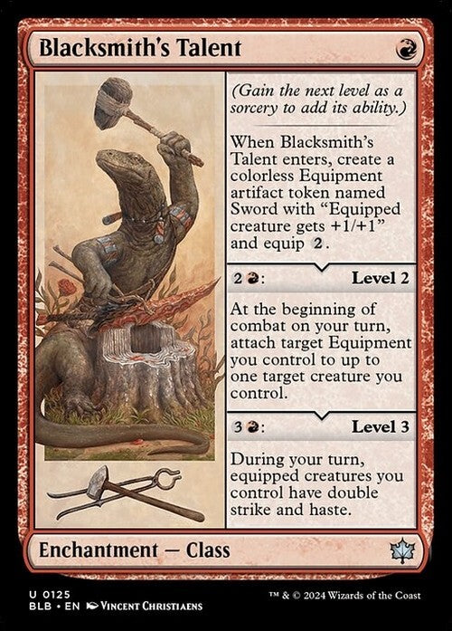 Blacksmith's Talent ~ Bloomburrow [ NM ] [ Magic MTG ]