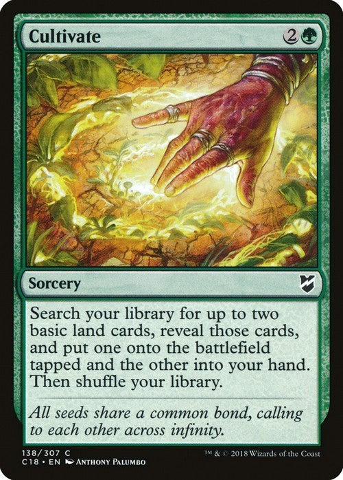 Cultivate ~ Commander 2018 [ EX ] [ Magic MTG ]