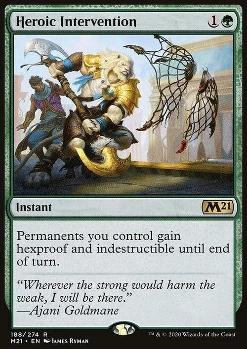 Heroic Intervention ~ Core 2021 [ NM ] [ Magic MTG ]