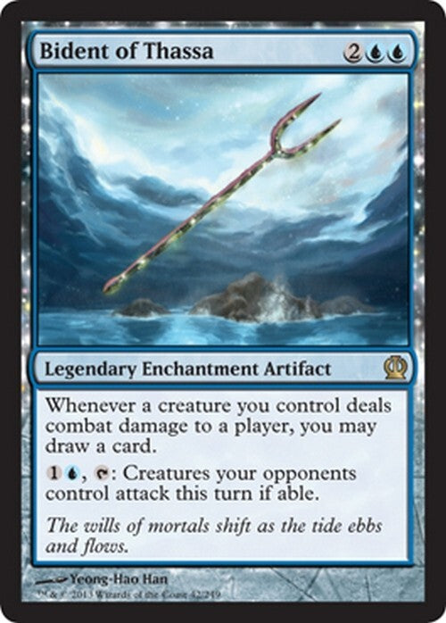 Bident of Thassa ~ Theros [ EX ] [ Magic MTG ]