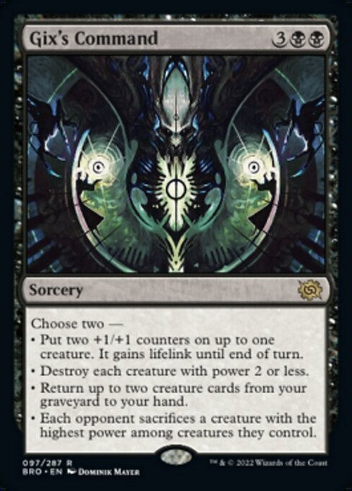 Gix's Command ~ The Brothers' War [ NM ] [ Magic MTG ]