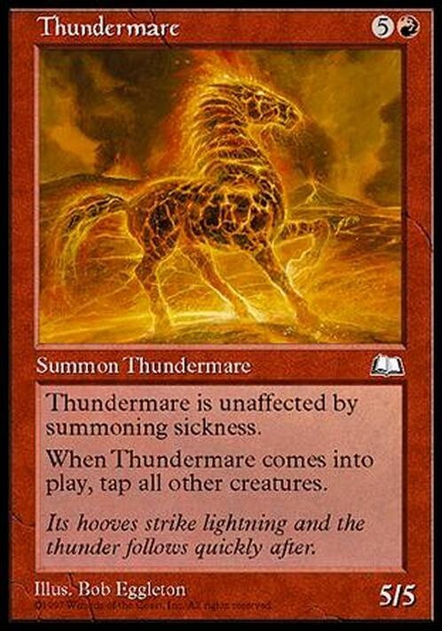 Thundermare ~ Weatherlight [ EX ] [ Magic MTG ]