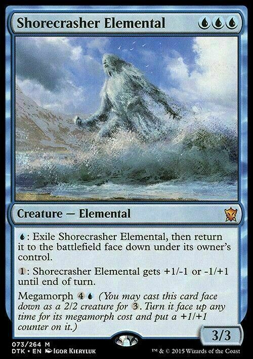 Shorecrasher Elemental ~ Dragons of Tarkir [ EX+ ] [ Magic MTG ]