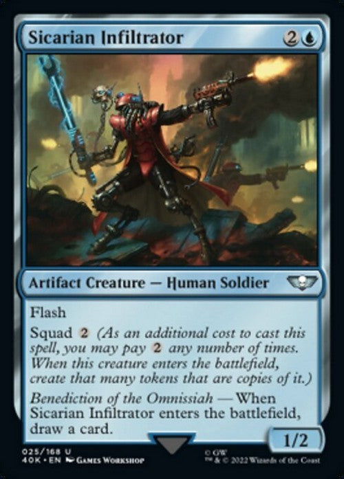 Sicarian Infiltrator ~ Commander: Warhammer 40,000 [ NM ] [ Magic MTG ]