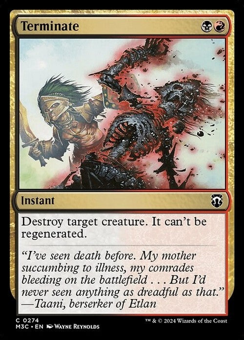 Terminate ~ Commander: Modern Horizons 3 [ NM ] [ Magic MTG ]