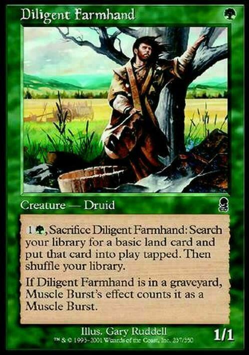 Diligent Farmhand ~ Odyssey [ EX ] [ Magic MTG ]