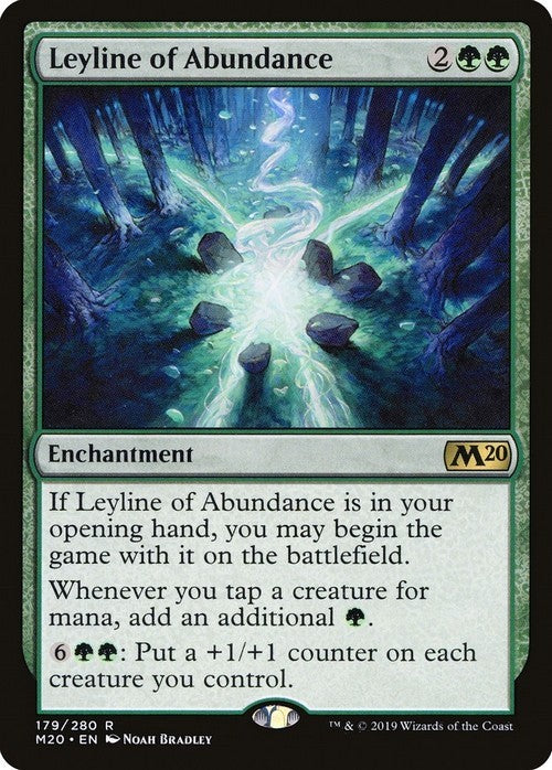 Leyline of Abundance ~ Core 2020 [ EX ] [ Magic the Gathering MTG ]