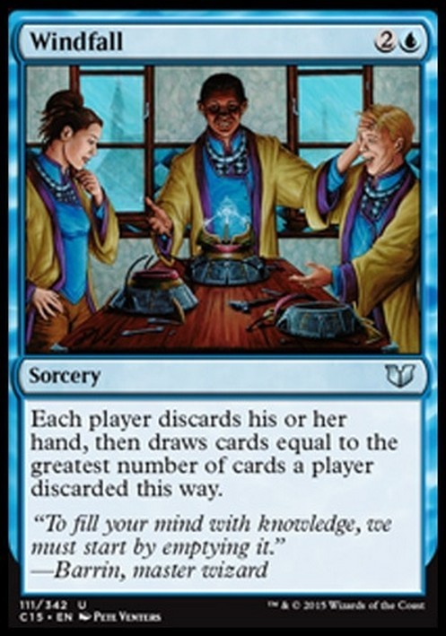 Windfall ~ Commander 2015 [ EX ] [ Magic MTG ]