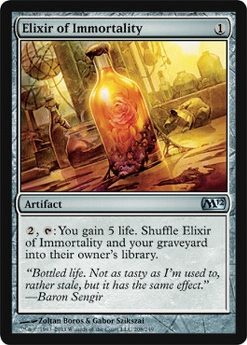 Elixir of Immortality ~ Magic 2012 [ PLAYED ] [ Magic MTG ]