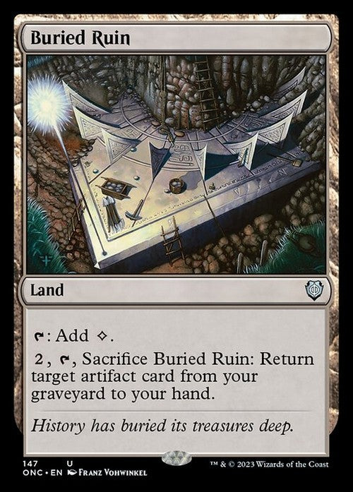 Buried Ruin ~ Commander: Phyrexia [ NM ] [ Magic MTG ]