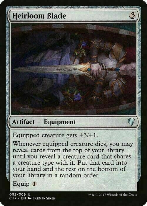 Heirloom Blade ~ Commander 2017 [ NM ] [ Magic MTG ]