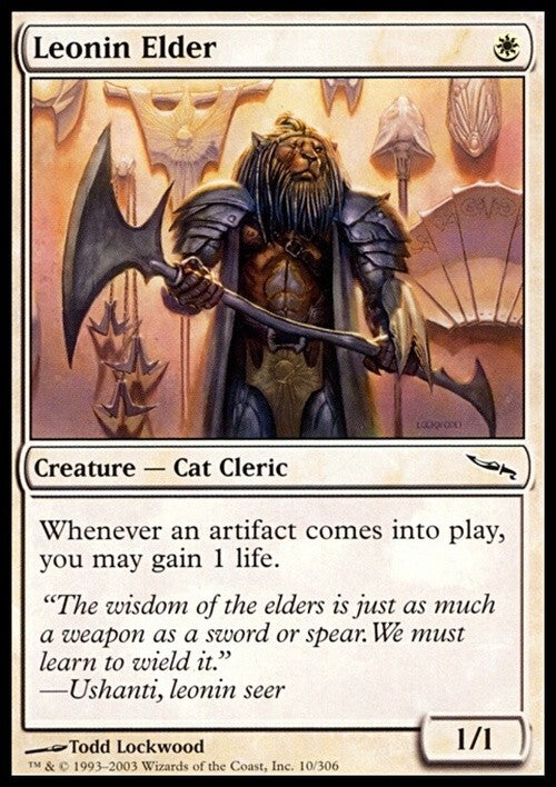 Leonin Elder ~ Mirrodin [ EX ] [ Magic MTG ]
