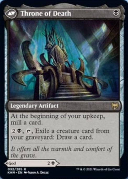 Egon, God of Death / Throne of Death ~ Kaldheim [ NM ] [ Magic MTG ]