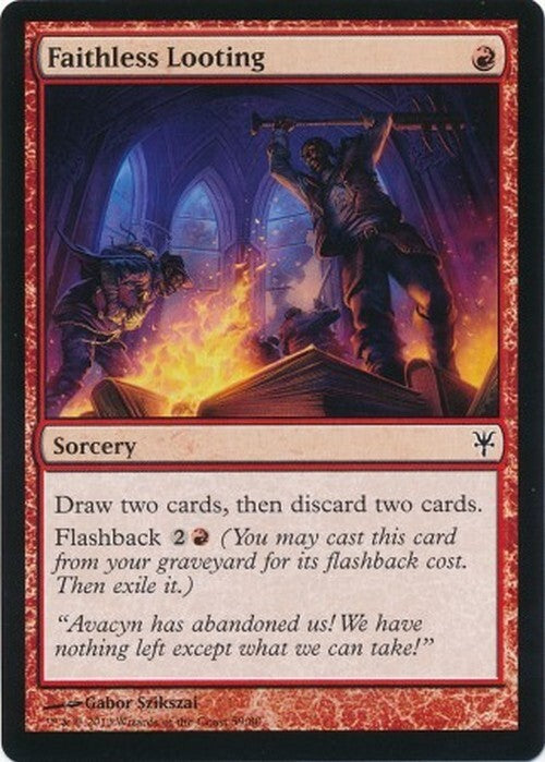 Faithless Looting ~ Duel Decks [ EX ] [ Magic MTG ]