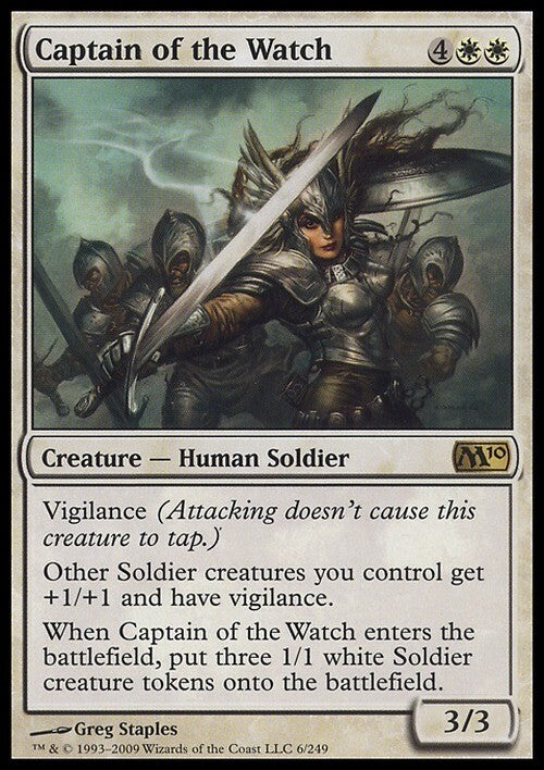 Captain of the Watch ~ Magic 2010 [ EX ] [ Magic MTG ]