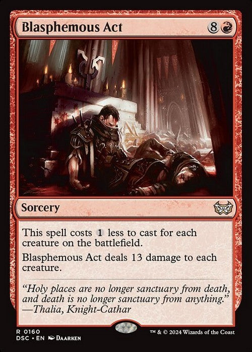 Blasphemous Act ~ Commander: Duskmourn [ NM ] [ Magic MTG ]