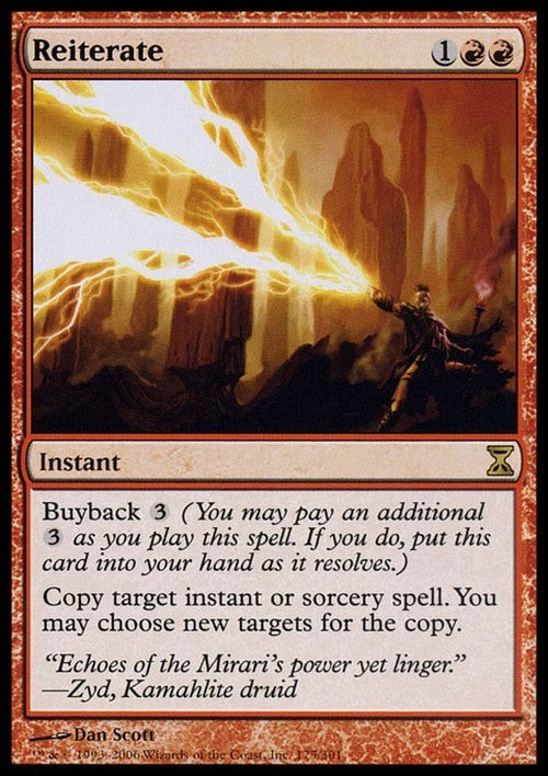 Reiterate ~ Time Spiral [ EX ] [ Magic MTG ]