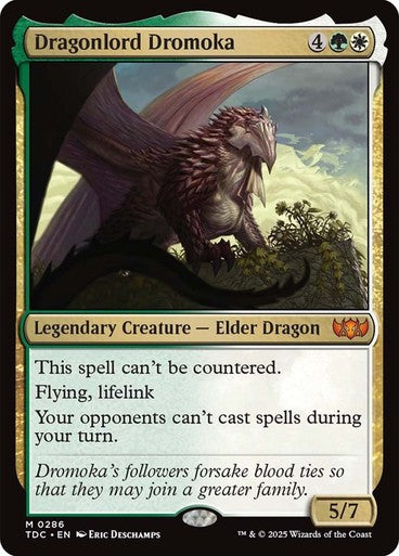 Dragonlord Dromoka ~ Commander: Tarkir: Dragonstorm [ NM ] [ Magic MTG ]