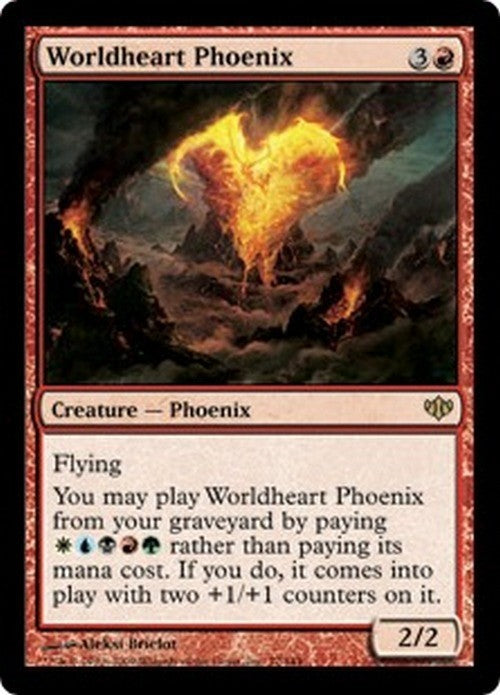 Worldheart Phoenix ~ Conflux [ EX ] [ Magic MTG ]