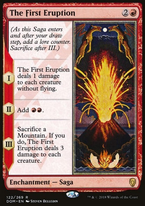 The First Eruption ~ Dominaria [ EX ] [ Magic MTG ]