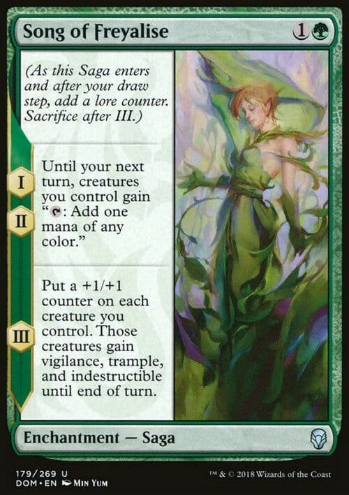 Song of Freyalise ~ Dominaria [ EX ] [ Magic MTG ]