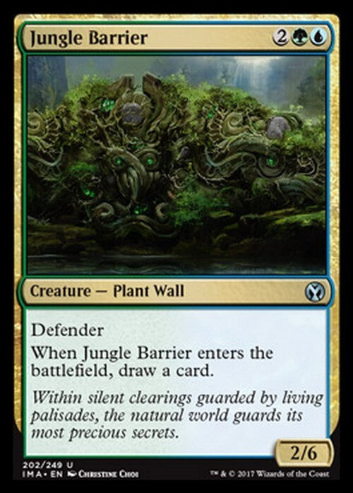 Jungle Barrier ~ Iconic Masters [ EX ] [ Magic MTG ]