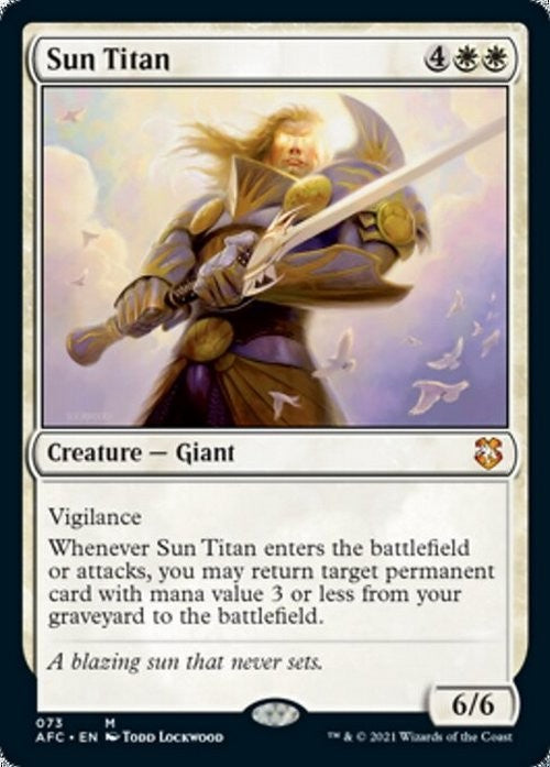 Sun Titan ~ Commander: Adventures in the Forgotten Realms [ NM ] [ MTG ]