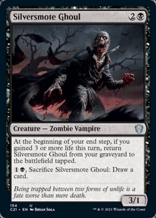 Silversmote Ghoul ~ Commander: Strixhaven [ NM ] [ Magic MTG ]