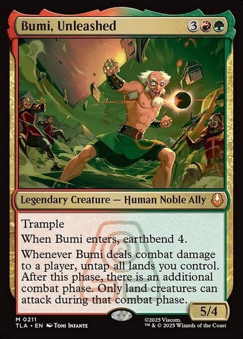 Bumi, Unleashed ~ Avatar: The Last Airbender [ NM ] [ Magic MTG ]
