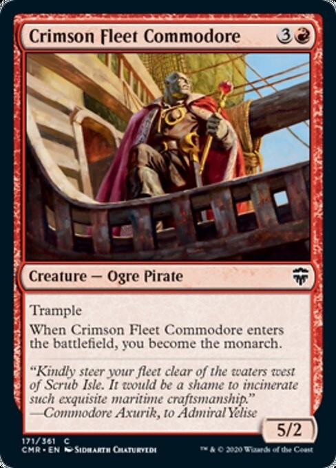 Crimson Fleet Commodore ~ Commander Legends 1 [ NM ] [ Magic MTG ]