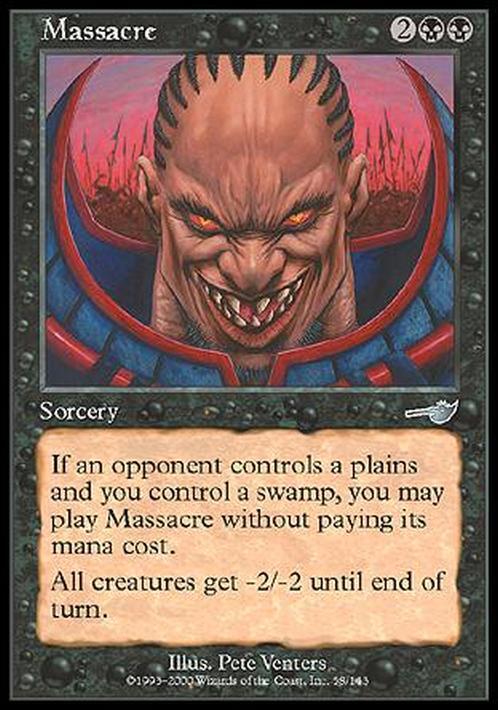 Massacre ~ Nemesis [ EX ] [ Magic MTG ]