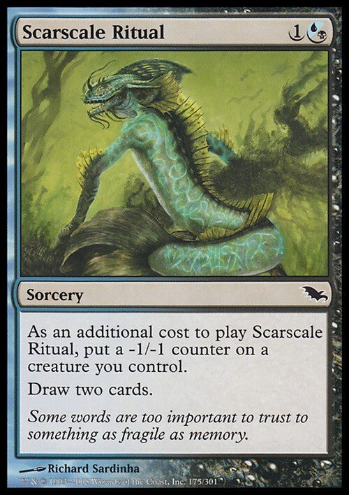 Scarscale Ritual ~ Shadowmoor [ EX ] [ Magic MTG ]