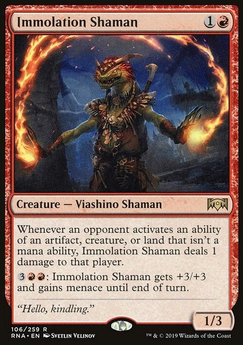 Immolation Shaman ~ Ravnica Allegiance [ EX ] [ Magic MTG ]