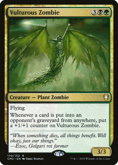 Vulturous Zombie ~ Commander Anthology 2 [ EX ] [ Magic MTG ]