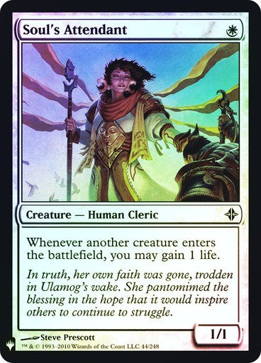 FOIL Soul's Attendant ~ Mystery Booster [ EX ] [ Magic MTG ]