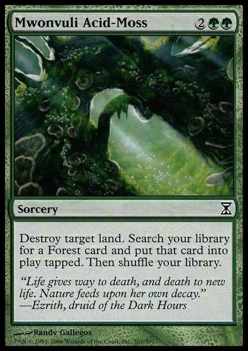 Mwonvuli Acid-Moss ~ Time Spiral [ EX ] [ Magic MTG ]