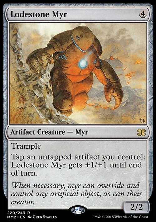 Lodestone Myr ~ Modern Masters 2015 [ EX ] [ Magic MTG ]
