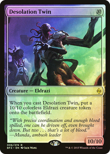 FOIL Desolation Twin ~ Battle for Zendikar [ EX ] [ Magic MTG ]